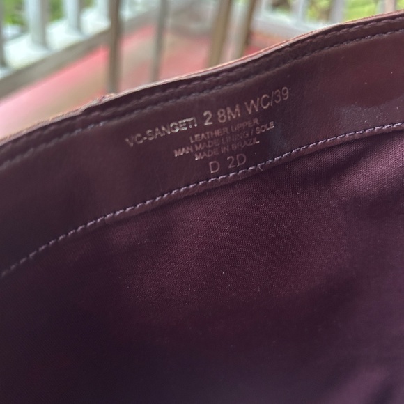 Vince Camuto Women's Sangeti 2 Wide Calf High Boots Dark Mahogany Size 8 - Picture 11 of 15